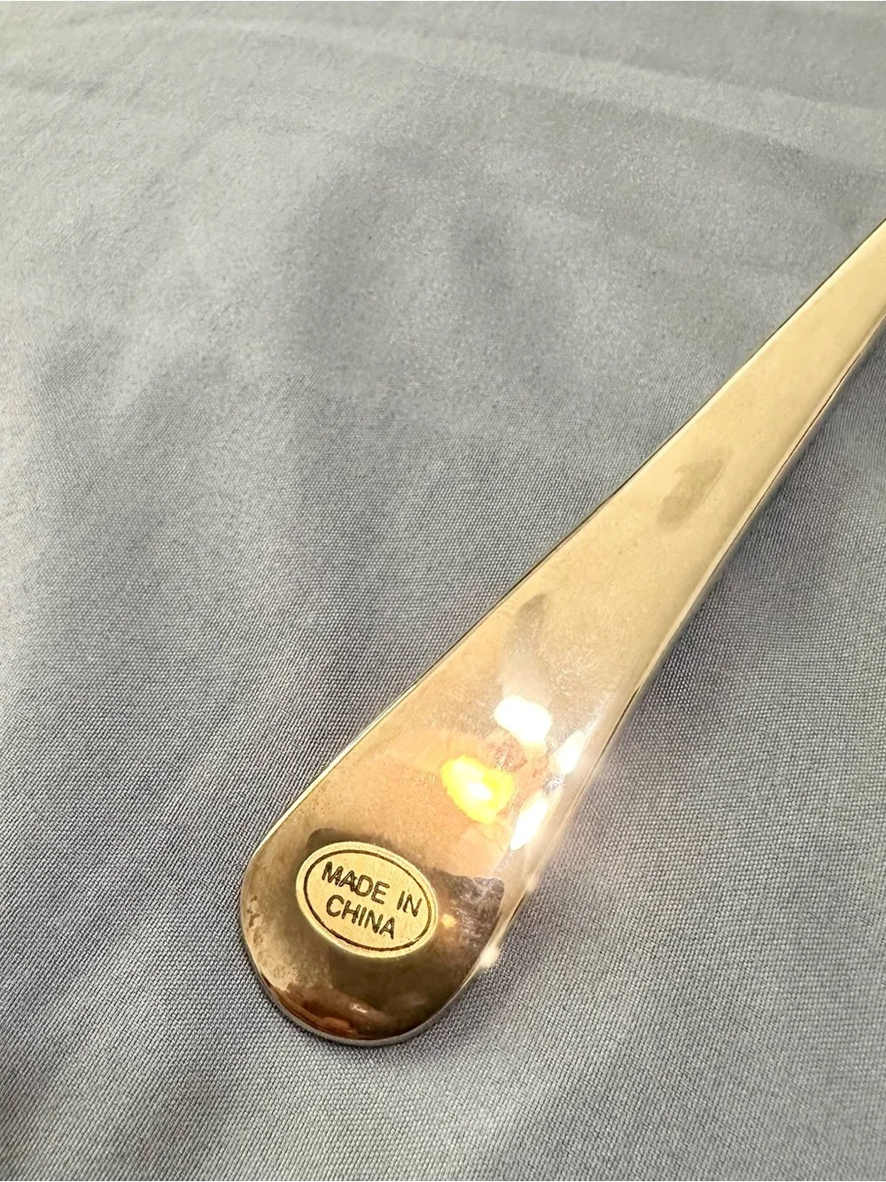 Vintage Silver Scallop Shell Serving Spoon 10” Large Casserole Berry Ladle 90s